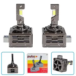 LED лампи для авто Pulso LR2-D1S USA Bridgelux CSP chips 12V 2*55W 10000Lm 6000k