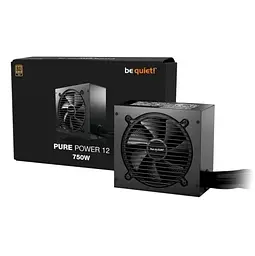Блок живлення 750 Вт, Pure Power 12, Black, немодульний be quiet! teh0028958 - мініатюра 4