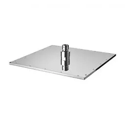 Верхній душ Paffoni Syncro King Quadro 300x300xh8 мм з тримачем 400 мм chrome ZSOF078CR + ZSOF063CR, Хром - мініатюра 3