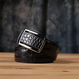 Ремінь-автомат Crocodile Leather 3,7х120 см acs0029614 - мініатюра 10