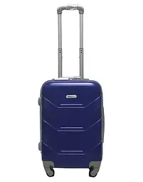 Валіза маленька S ABS-пластик Milano bag 147M 55×38×23см 45л Темно-синій