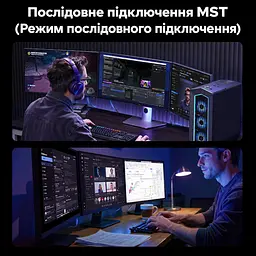 Кабель DisplayPort UGREEN DP137 2.1 кутовий 90° 16K 60 Гц 3 м чорний (16039) - мініатюра 9