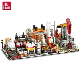 Конструктор нафтова насосна машина Jie Star Oil Pumping machine інженерний конструктор, нафтовий насос, конструктор для дітей та дорослих, 666 деталей - мініатюра 10