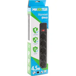 Мережевий фільтр Maxxter SPM5-G-15B [122797] - мініатюра 7