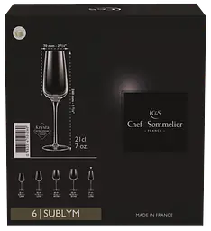 Набір келихів C&S Sublym, 6х210 мл (6551271) - мініатюра 2