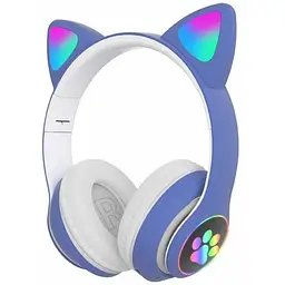 Навушники Bluetooth Tucci STN28 з вушками Blue  - мініатюра 2
