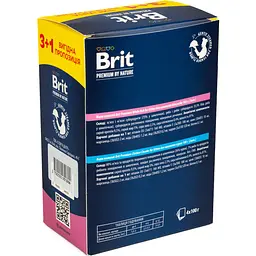 Набір вологих кормів для кошенят Brit Premium курка з рибою 4 шт. х 100 г - мініатюра 3