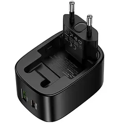 МЗП Hoco CS102A Folding PD30W+QC3.0 (1USB-A/1C) Black - мініатюра 3