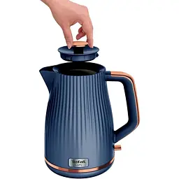 Електрочайник Tefal Loft Strix 1.7 л пластик синій (KO251430) - мініатюра 5
