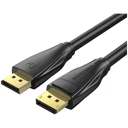 Кабель мультимедійний DisplayPort M to DisplayPort M 3.0m V1.4 8K black Vention (HCDBI)