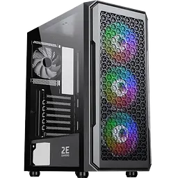 Корпус 2E Gaming Hexagon G338 Black (2E-G338) - мініатюра 2