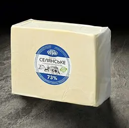 Масло солодковершкове "Селянське" 73% пергамент 600г