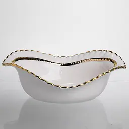 Салатниця порцелянова Sofia Gold 25 см Yiwu AP-23