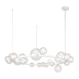 Люстра в стилі модерн цоколь G9 Levistella 918LP267-24 WH+CL