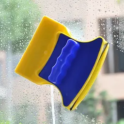 Двостороння щітка для миття вікон Double Side Glass Cleaner - 12 див., магнітний скребок (ST)