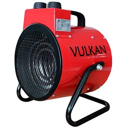 Електрична теплова гармата Vulkan 2,0 кВт, площа обігріву 20 кв.м., червоний, підлоговий (SL-TSE-20FA)