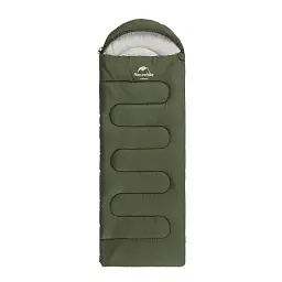 Спальний мішок Naturehike Y150L NH21MSD08, лівий, темно-зелений (6975641888758)