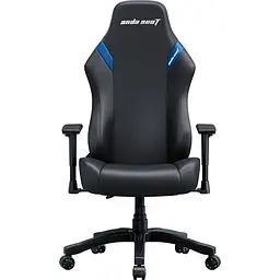 Крісло ігрове Anda Seat Luna Size L Black/Blue PVC (AD18-44-BS-PV) - мініатюра 9