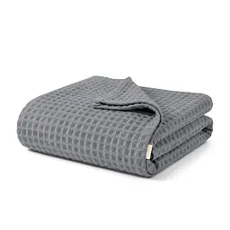 Плед-покривало Cosas Greek Waffle Shadow вафельне 200х220 см (Blanket_37Shadow_GreekWaffle_200x220)