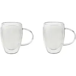 Набір чашок із подвійною стінкою 400 ml 2 шт. DOBLO