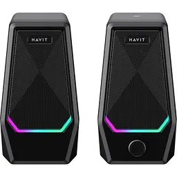 Акустична система Havit SK768 USB RGB Black (6939119042585) - мініатюра 4