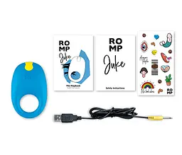 Ерекційне кільце Romp Juke, 8 см (синій) - мініатюра 4