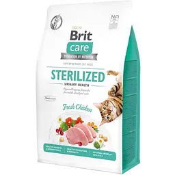 Сухой корм для стерилизованных котов Brit Care Cat GF Urinary Health со свежей курицей 0.4 кг