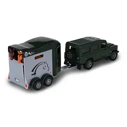 Колекційна машинка Range Rover TechnoDrive 520460.270 з причепом і фігурками коней - мініатюра 2