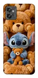 TPU чохол Demsky Stitch teddy bears для Motorola Moto G32