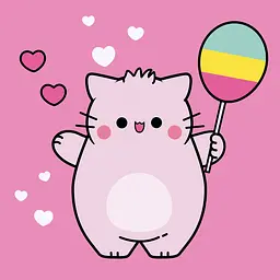 Картина за номерами Santi Pembe the Cat. Balloon 25х25 см (955564)