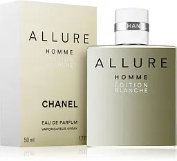 Оригінал Chanel Allure Homme Edition Blanche 50 мл Парфумована вода - мініатюра 2