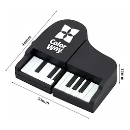 USB флеш накопичувач ColorWay Piano 32 GB 3.0 Black (CW-USBPO32) - мініатюра 8