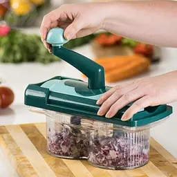 Овочерізка Nicer Dicer Twist ∙ Ручне механічне мультирізання – подрібнювач Найсер Дайсер Твіст - мініатюра 2
