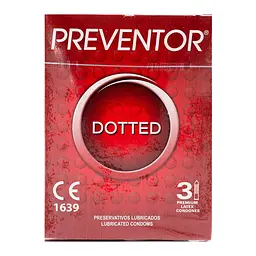 Презервативи Preventor Dotted ваніль 3 шт.