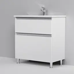 Тумба підлогова AM.PM X - Joy 80 см з умивальником M85-FSX0802-WC0802WG38 - мініатюра 4