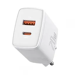 Мережевий зарядний пристрій Baseus Compact Quick Charger 20W (CCXJ-B02) White [65838] - мініатюра 2