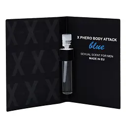 Парфуми чоловічі з феромонами Aurora X-Phero Body Attack Blue 1 мл - мініатюра 2