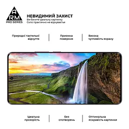 Захисне скло на Realme 14 5G/14T 5G з олеофобним покриттям, Pro, повне проклеювання, антистатичний і пиловідштовхуючий шар, 9H, самоклеючеся, 2.5D, на весь екран, антистатичний клей, ArmorStandart (ARM83563) - мініатюра 4