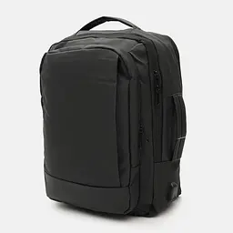 Чоловічий текстильний рюкзак Confident ATN01-2508A чорний - мініатюра 3