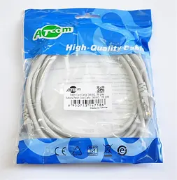 Патч-корд літій, UTP, RJ45, Cat.5e, 3m, сірий - мініатюра 2