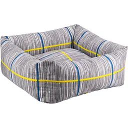 Лежак для тварин BronzeDog Comfort квадратний М 55х55 см сірий - мініатюра 2