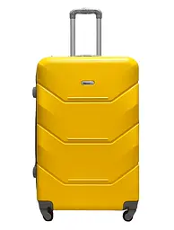 Валіза велика L ABS-пластик Milano bag 147M 76×51×31см 115л Жовтий