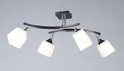 Люстра B N1435/4 Чорний + Хром