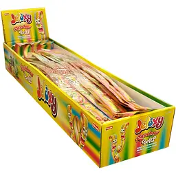 Жувальна цукерка Elvan Jelaxy Liquorice Rainbow Sugar 15 г - мініатюра 2