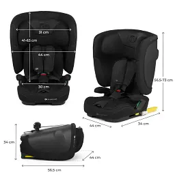 Автокрісло Kinderkraft Fix2Go i-Size Black (KCFI2GO0BLK0000) - мініатюра 7