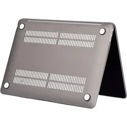 Пластикова накладка (верх та низ) DK HardShell Case для Apple MacBook Air 13` A1932/A2179/A2337 (2019-2020) Gray [151629] - мініатюра 5
