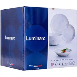 Столовий сервіз Luminarc Diwali Marble Granit 19 предметів (Q0217) - мініатюра 7