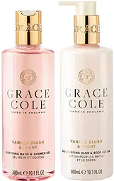  Набір для тіла Grace Cole Vanilla Blush & Peony Duo 300 мл / 300 мл - мініатюра 2