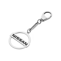 Срібний брелок Nissan (Ніссан) (9012.1) - мініатюра 1