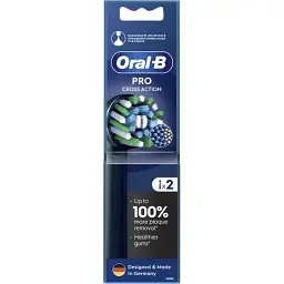 Насадки для електричної зубної щітки Oral-B Pro Cross Action Чорні 2 шт. - мініатюра 3